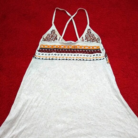 Zara knit embroidered strappy tank top camisole NWOT - Picture 5 of 8